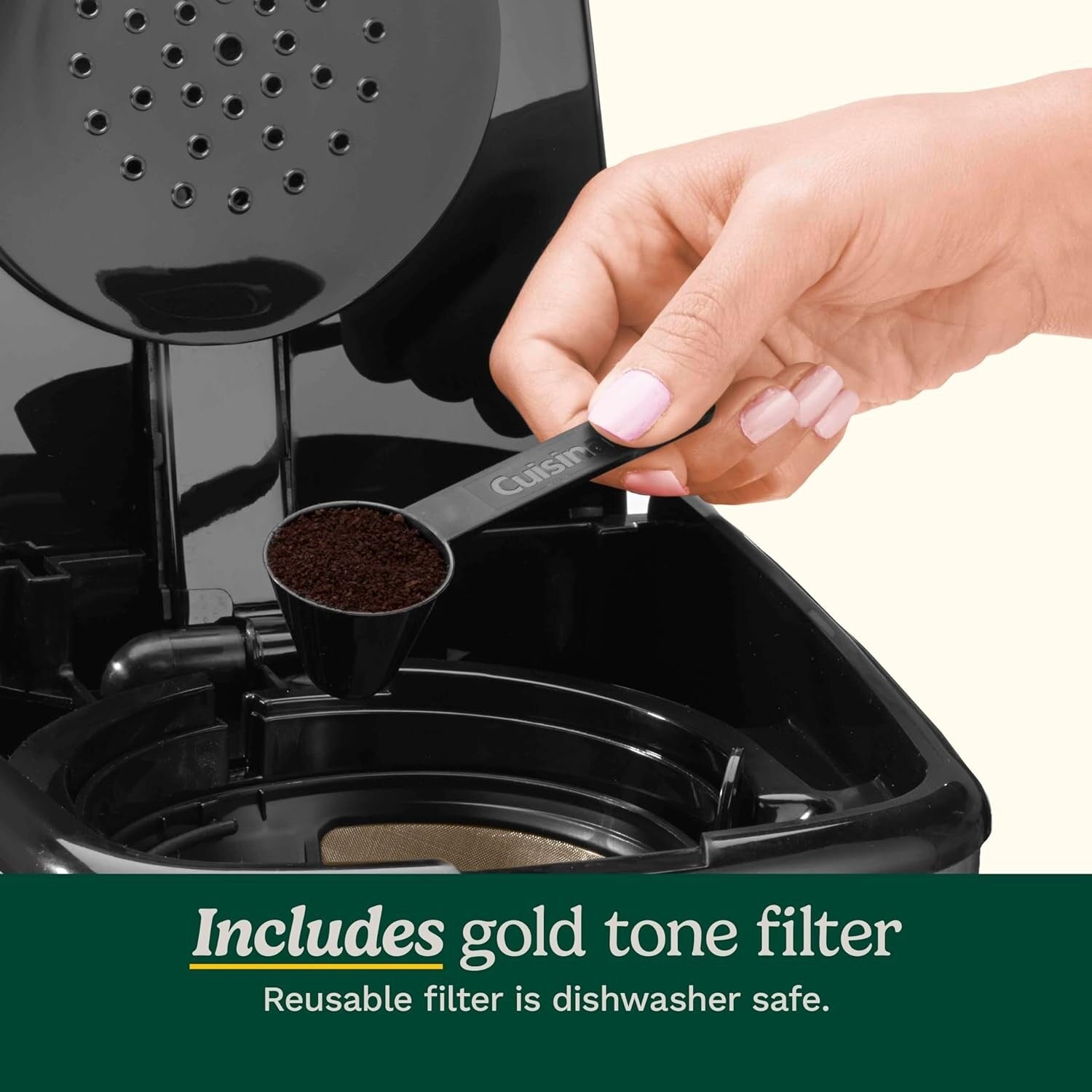 14-Cup Programmable Coffee Maker, Glass Carafe, Brew Strength Control, 1-4 Cup Setting, Black Stainless