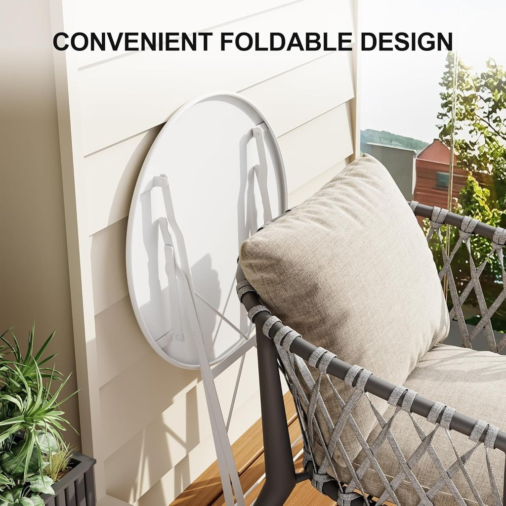 3 Pieces Patio Bistro Sets