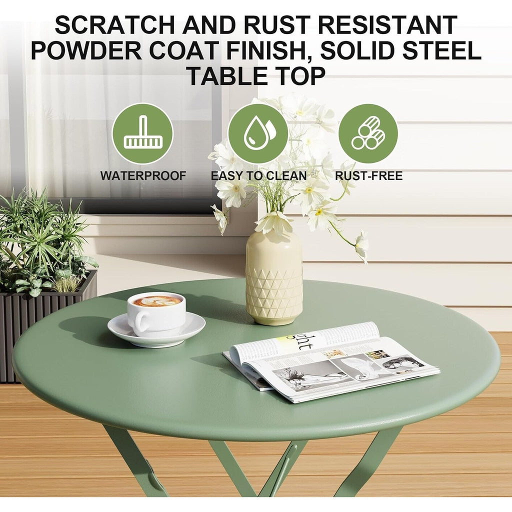 3 Pieces Patio Bistro Sets