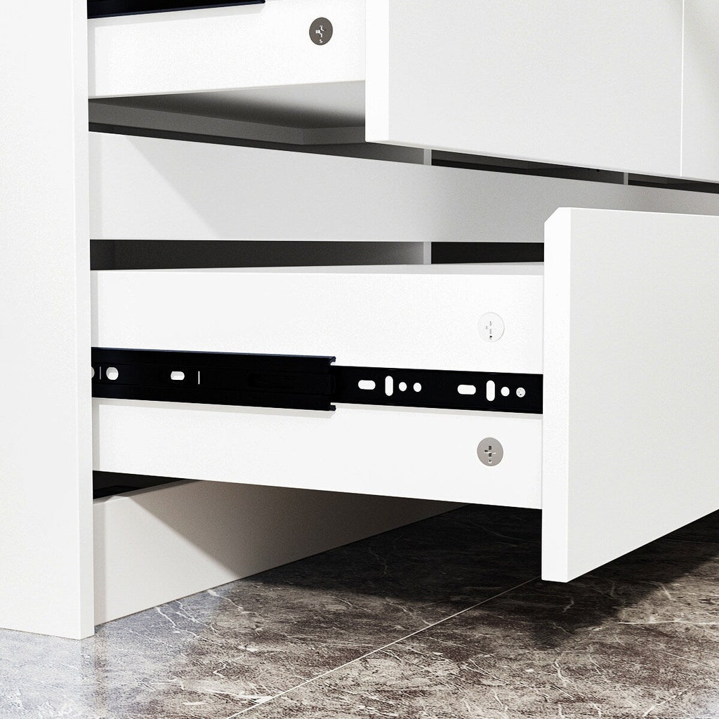 63W 9 Drawer Dresser Accent Dresser for Living Room Bedroom Chest