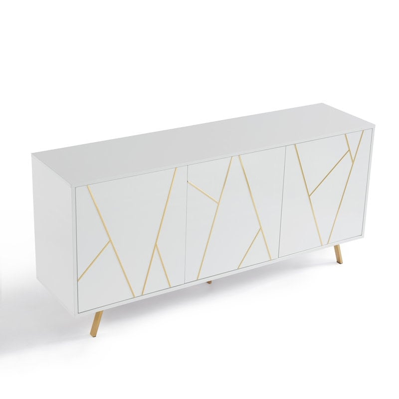 63'' W Wood Buffets and Sideboards Storage Cabinet