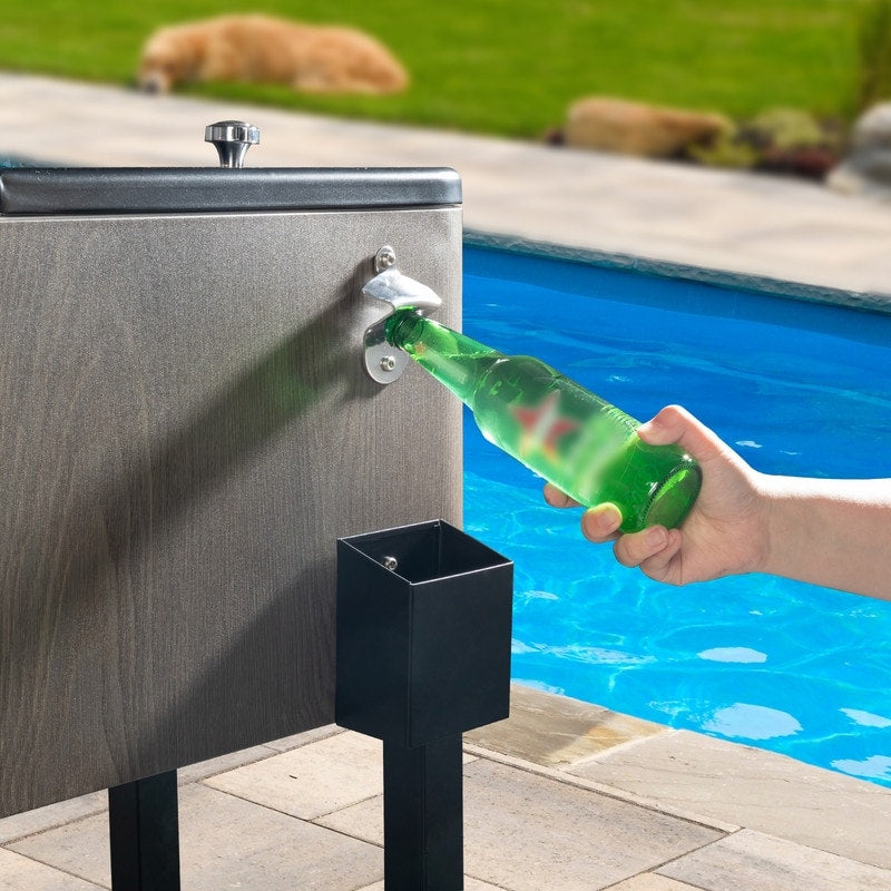 80QT Patio Rolling Beverage Cooler - 80 QT