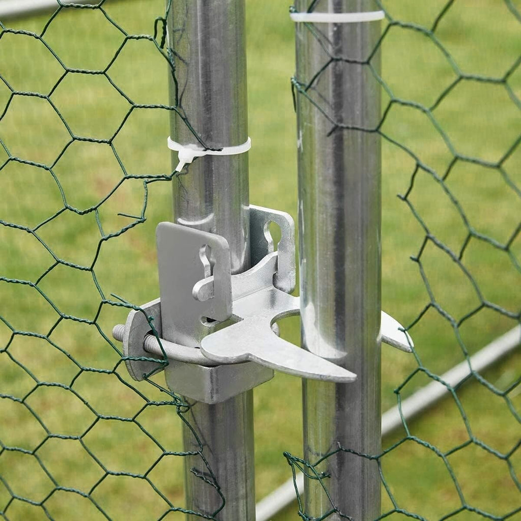 AECOJOY Large Metal Chicken Coop Run Walk-in Metal Chicken Cage