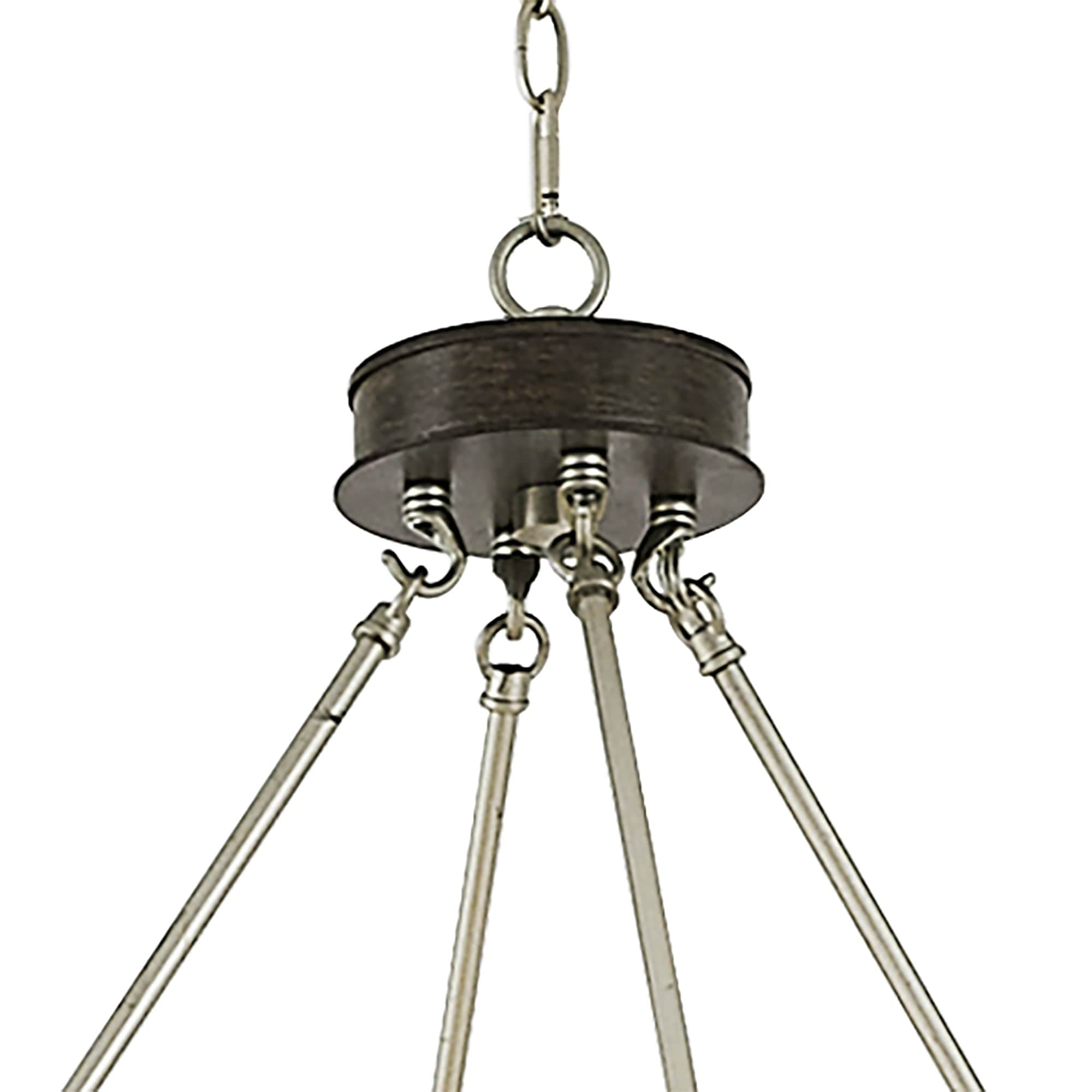 Acroma 12-light Farmhouse 40In Wagon Wheel Chandelier with UL - 40'' D x 138'' H
