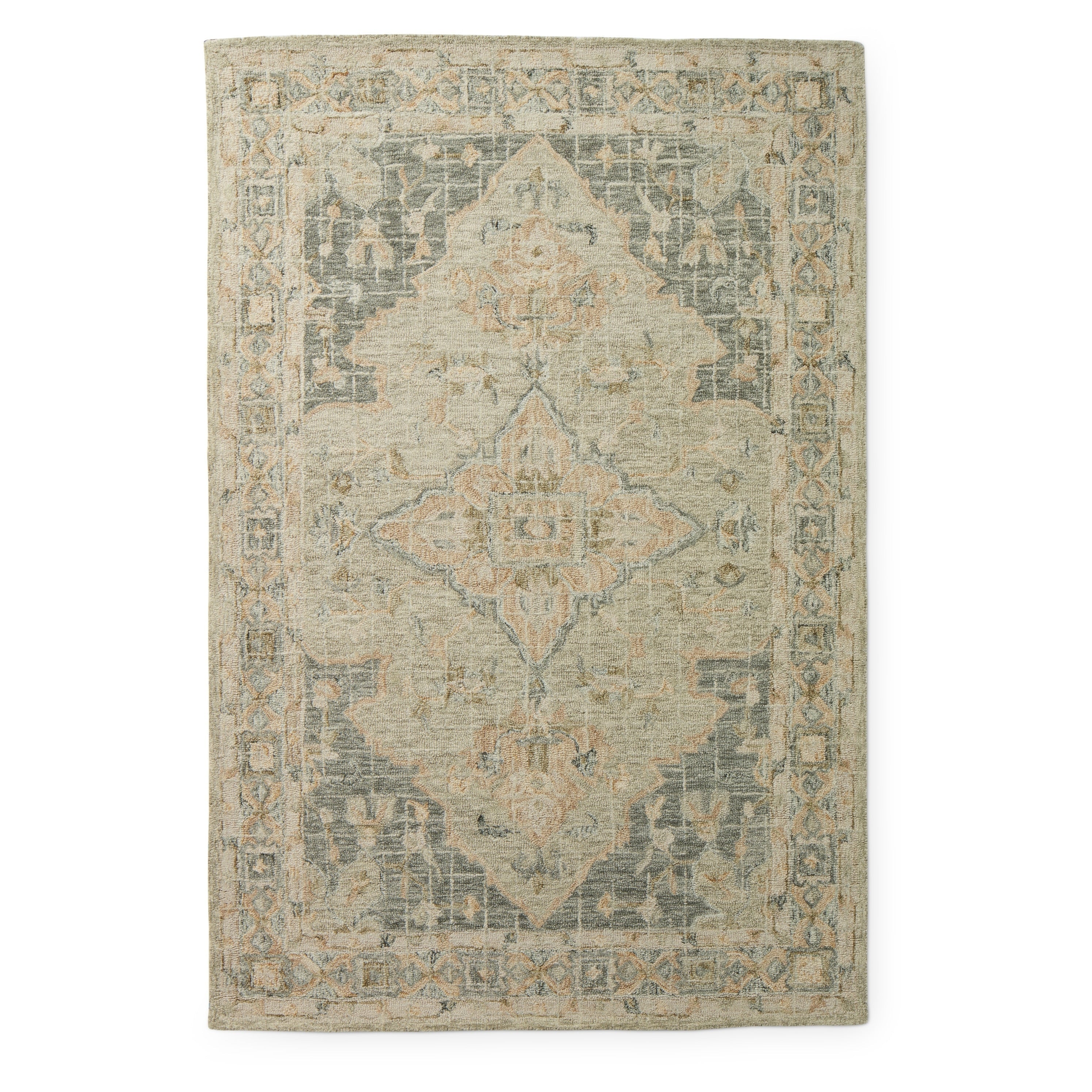 Alexander Home Hand-hooked Traditional Mosaic Wool Rug