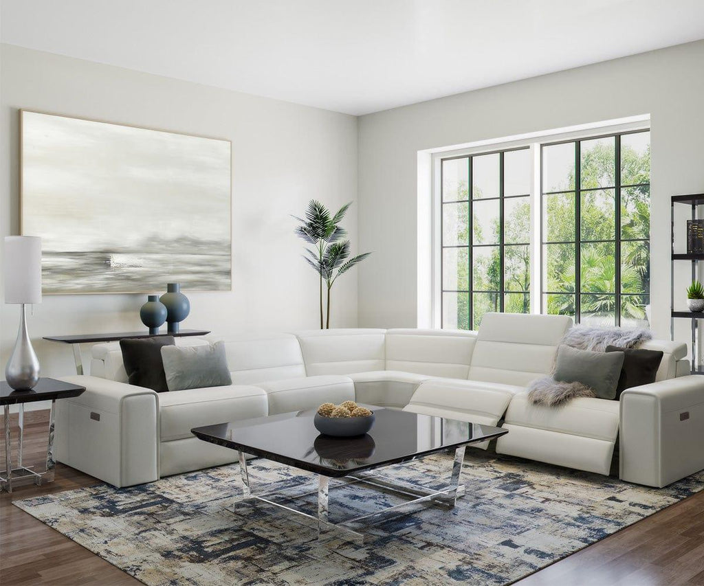 Angelo Modular Leather Power Reclining Sectional