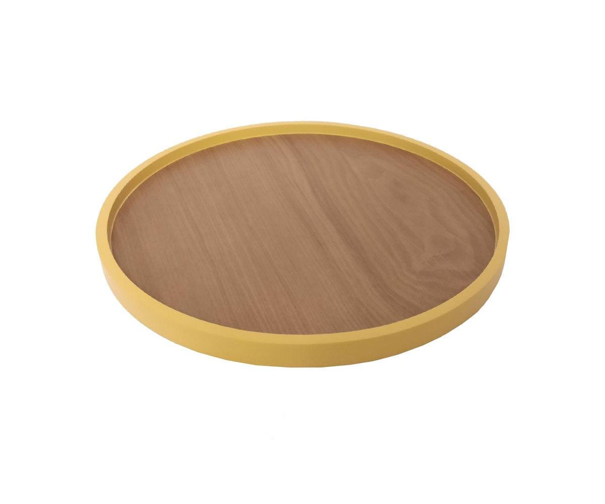 Round Lacquer Trim Tray