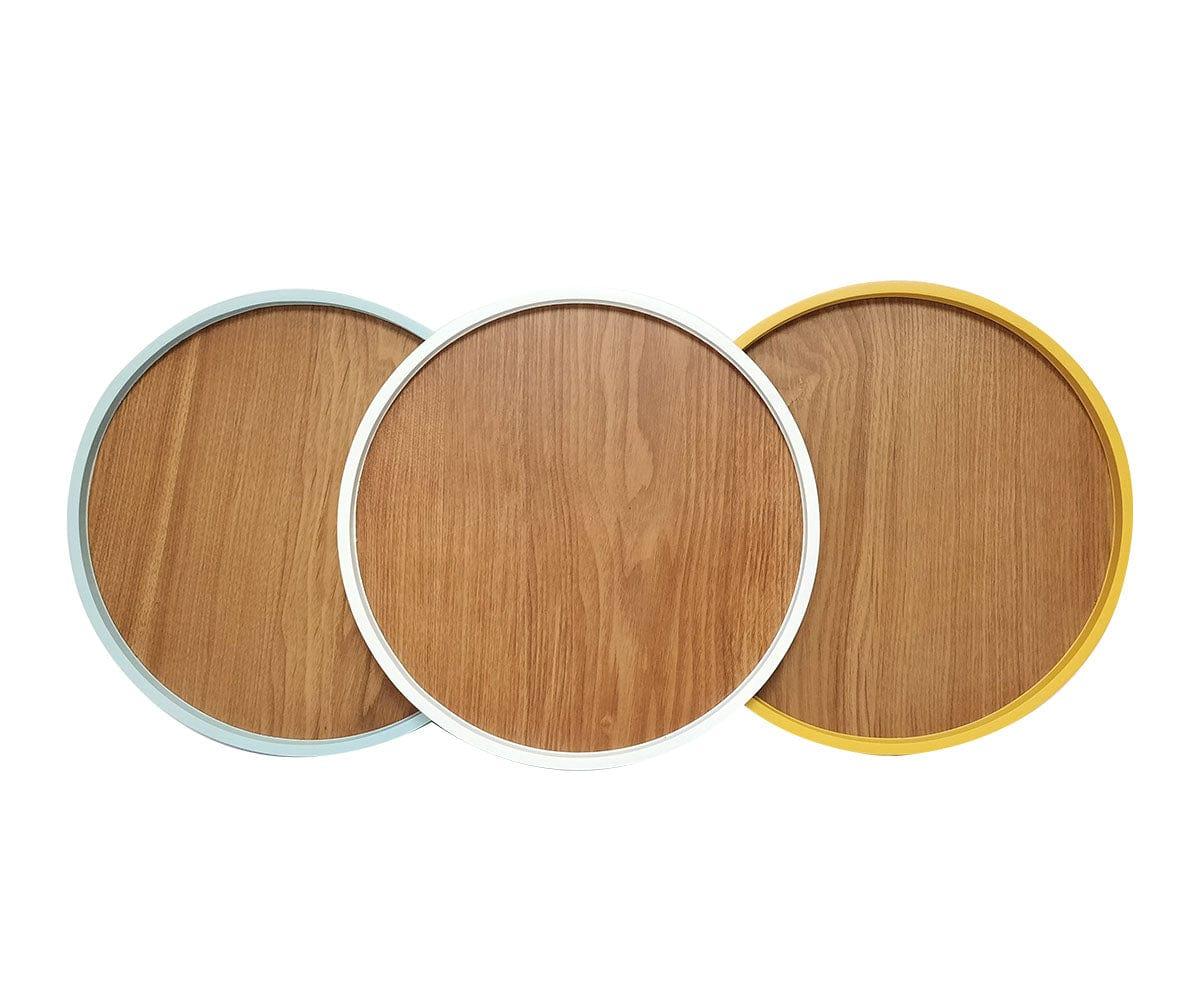 Round Lacquer Trim Tray