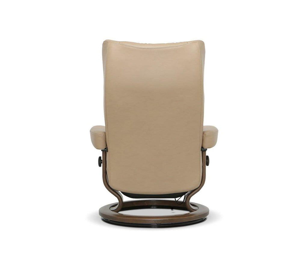 Stressless® Wing Power Leg & Back Recliner