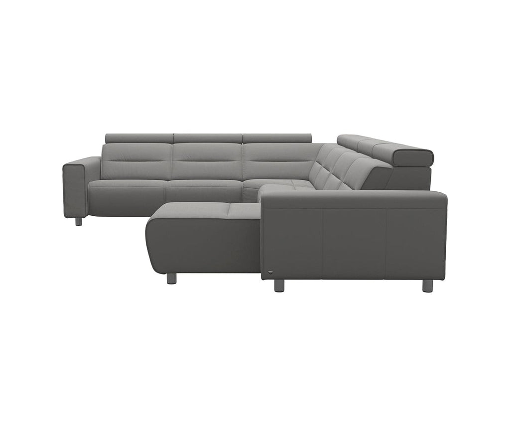 Stressless® Emily Leather Power Reclining Sectional - Large