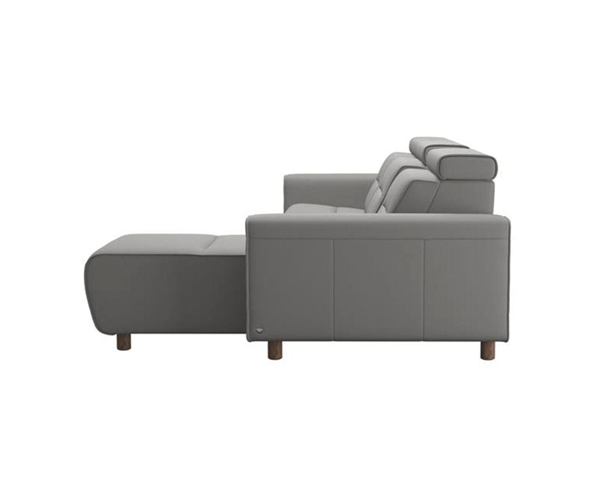 Stressless® Emily Leather Power Reclining Sectional - Small