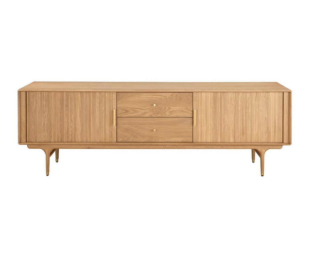 Hendrick 79 Media Stand II  - White Oak