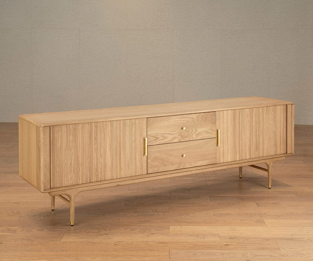 Hendrick 79 Media Stand II  - White Oak