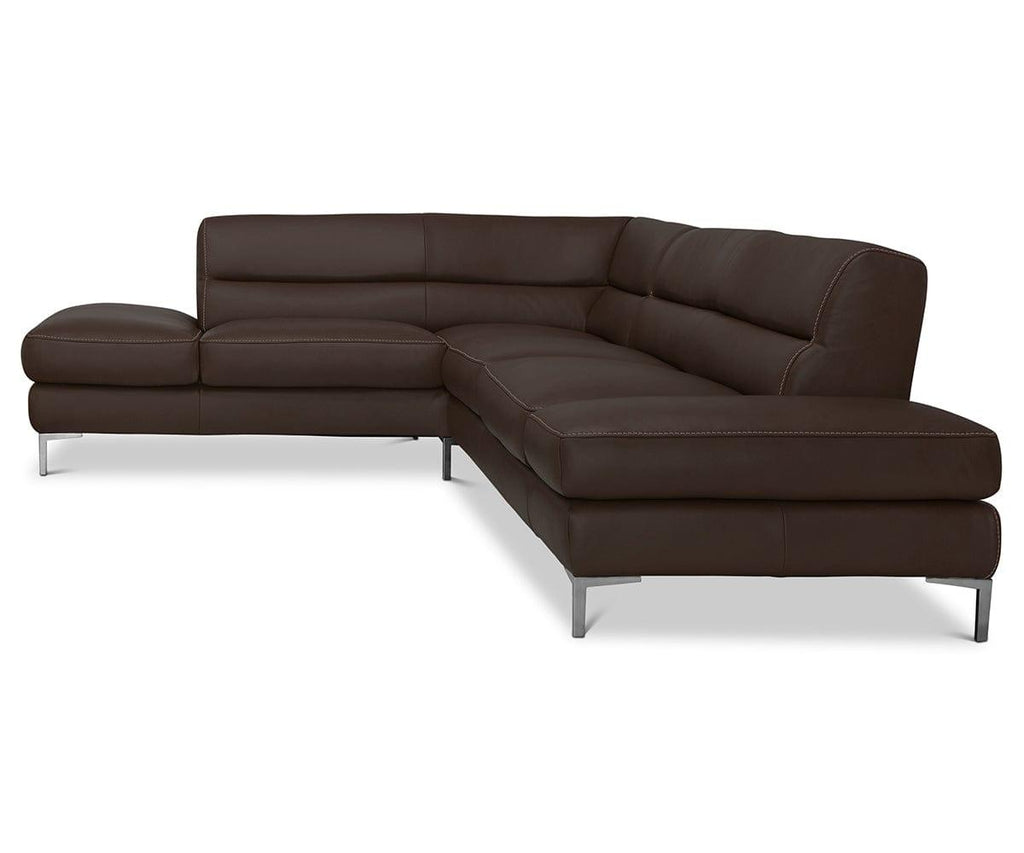 Campsis Leather Left Sectional