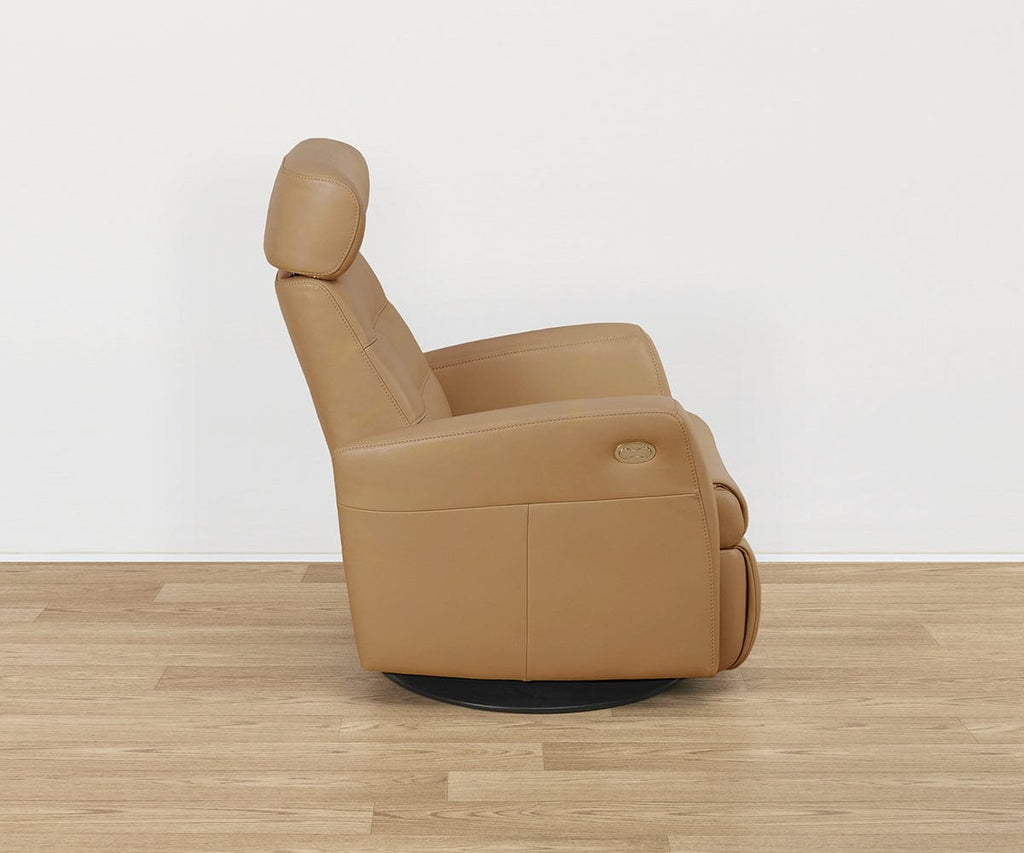 Norrell Power Leather Recliner