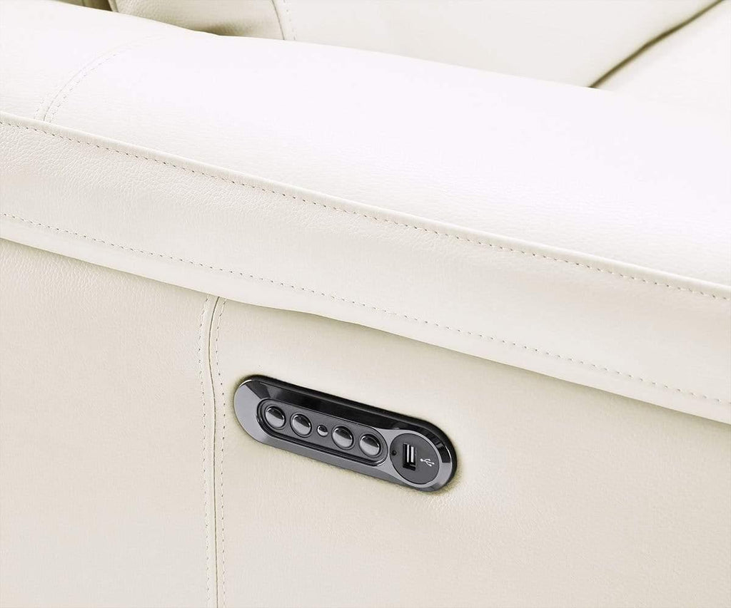 Voss Leather Power Reclining Sofa