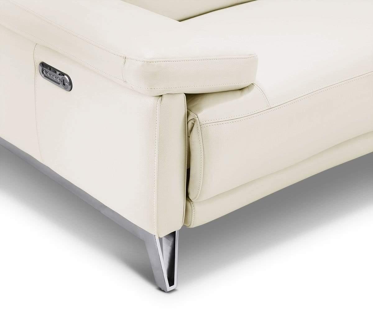 Voss Leather Power Reclining Sofa