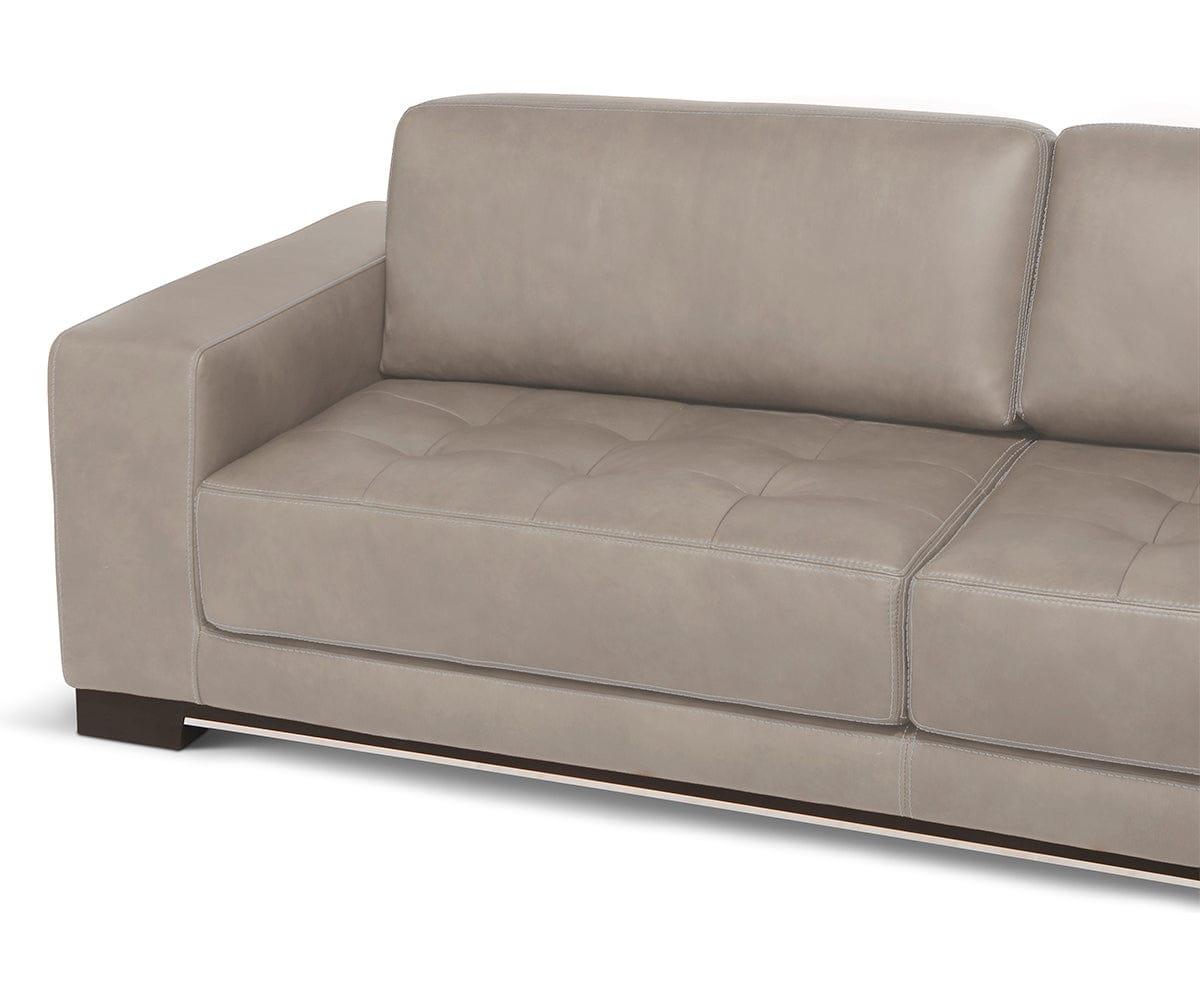 Andreas Leather Right Sectional