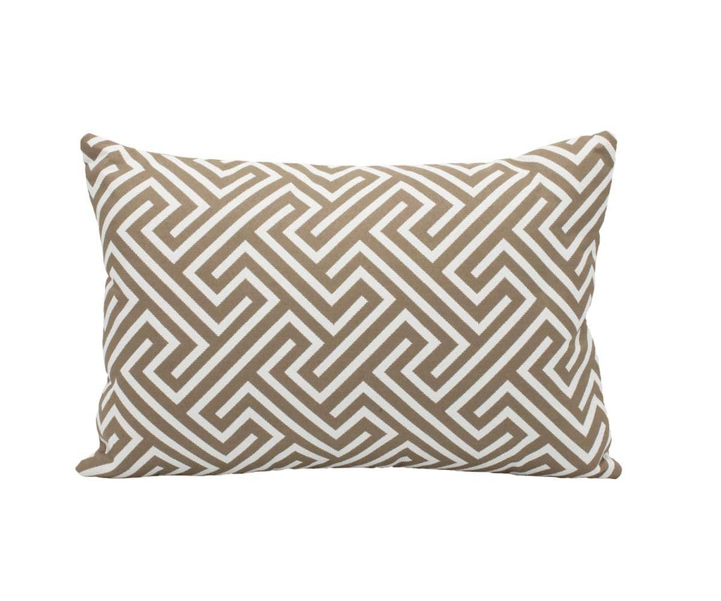 Palma Outdoor 12 Lumbar Toss Pillow - Taupe