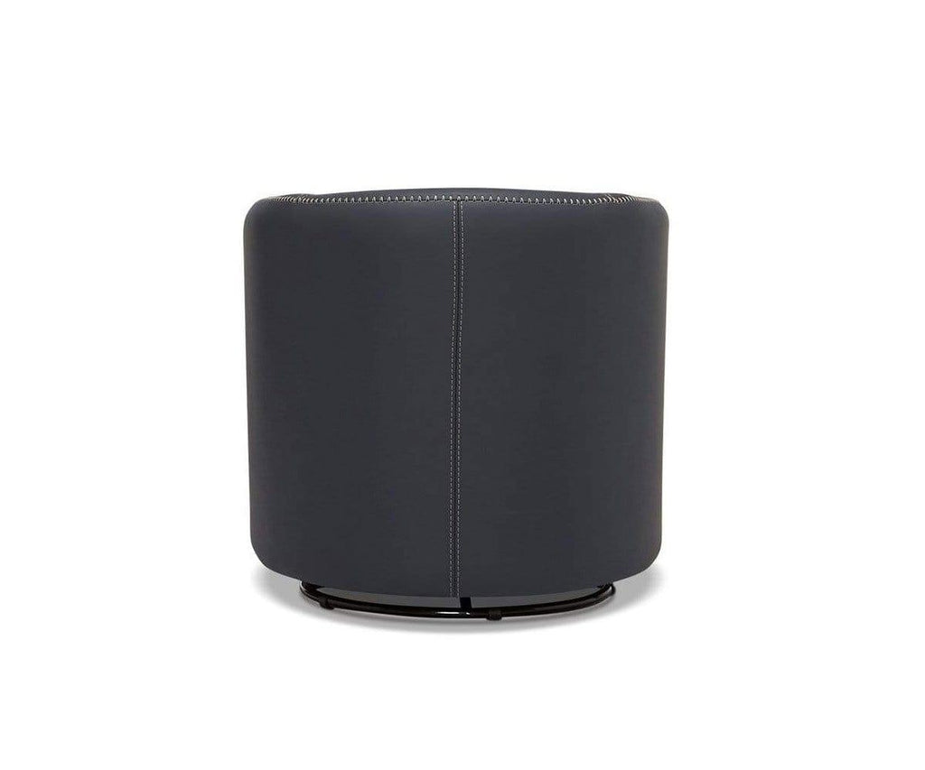 Nicasio Leather Swivel Chair