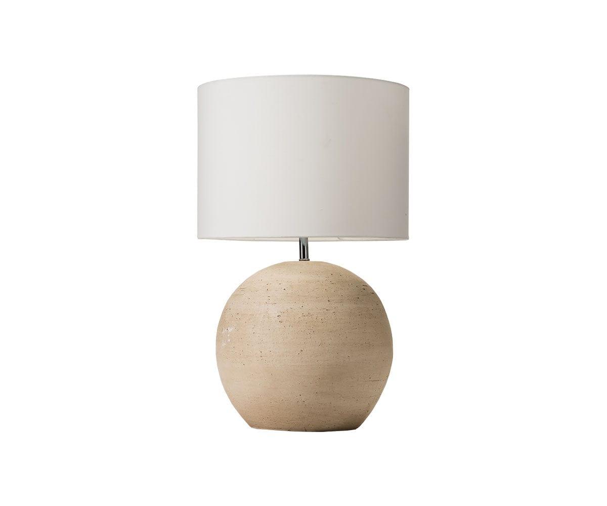 Textured Clay Lamp