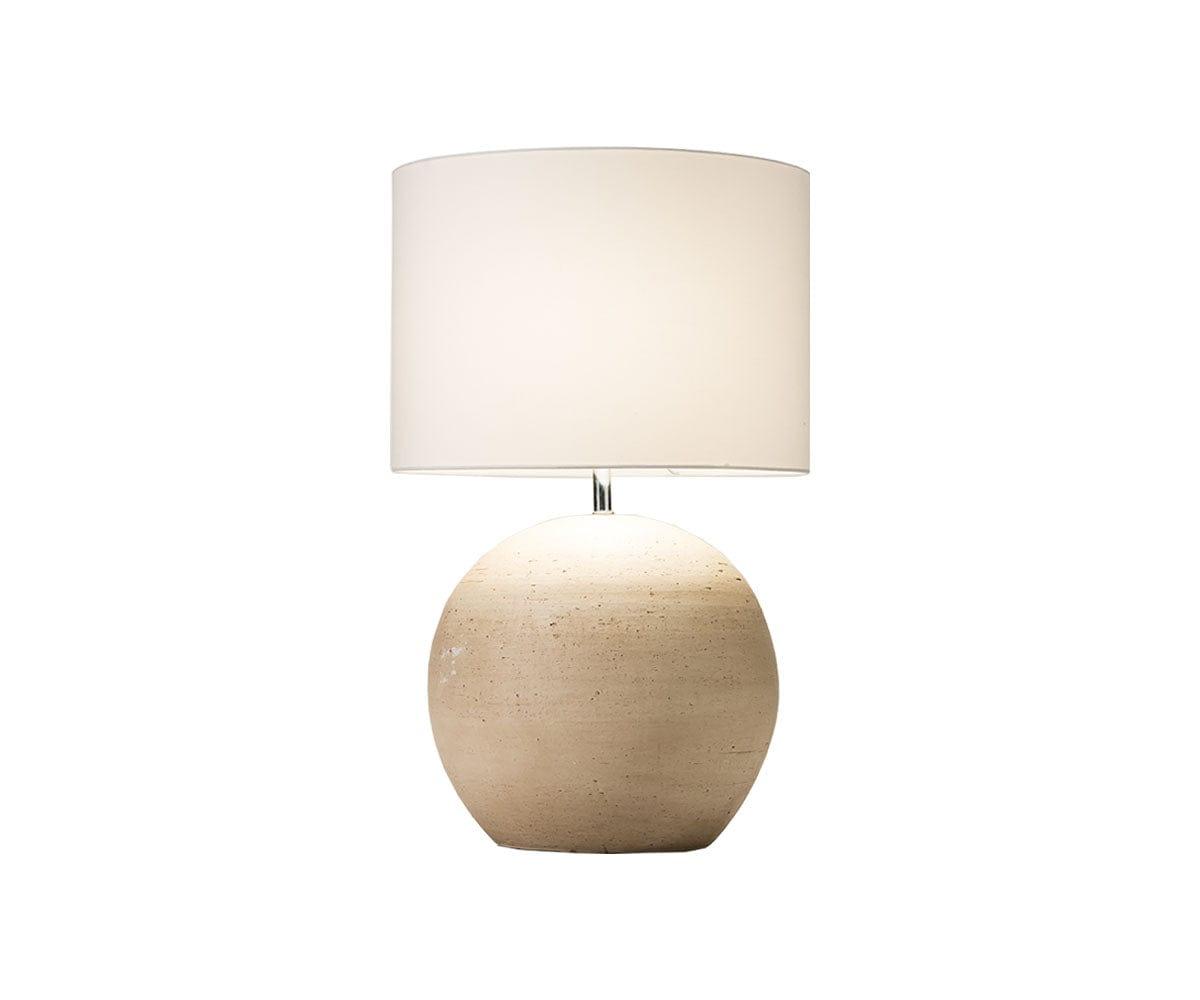 Textured Clay Lamp