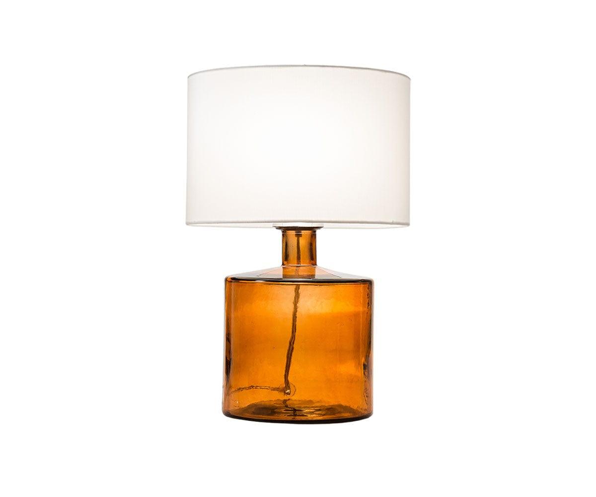 Translucent Glass Lamp - Amber