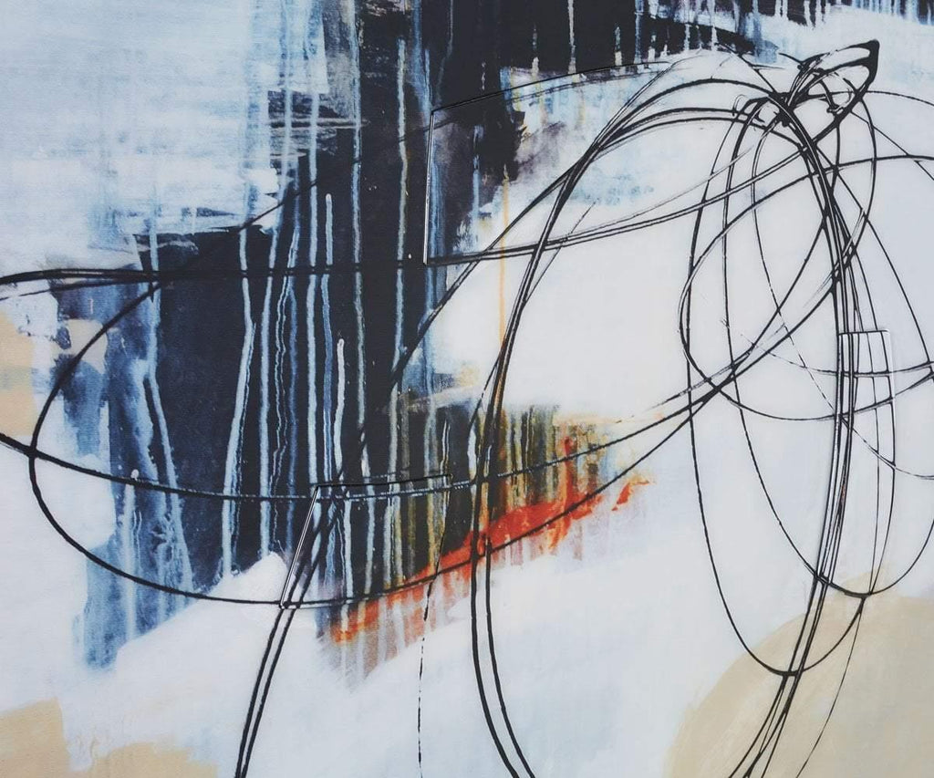 Wisps Over Neutrals Abstract