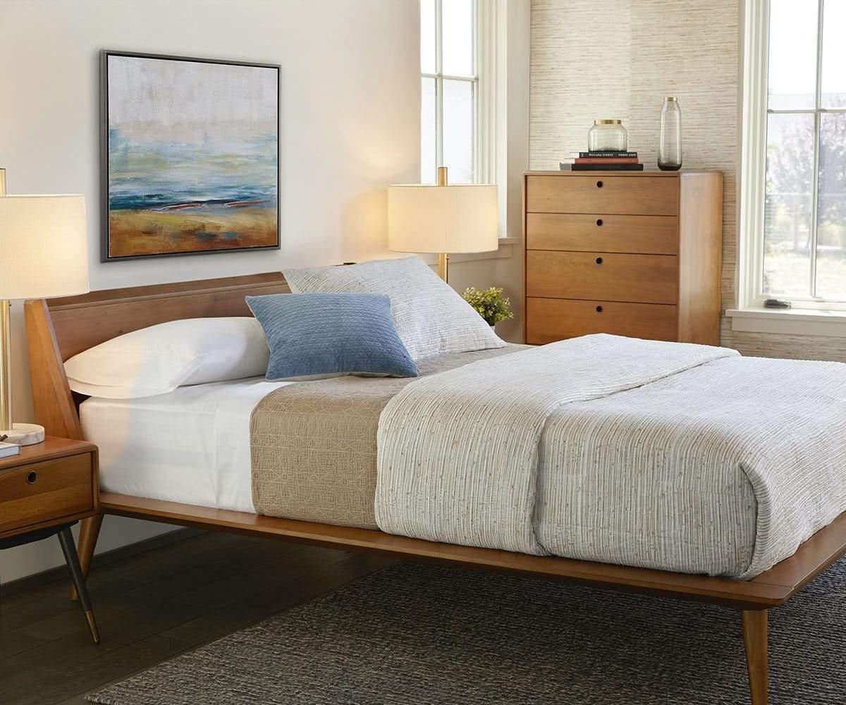 Bolig Bed - Light Walnut Stain