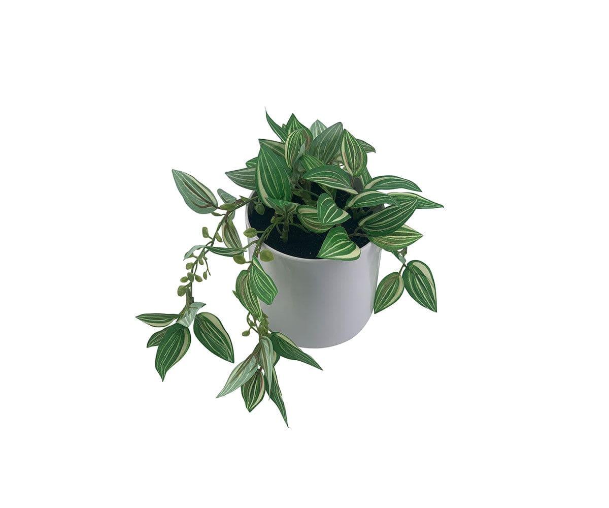 Faux Potted Climbing Philodendron