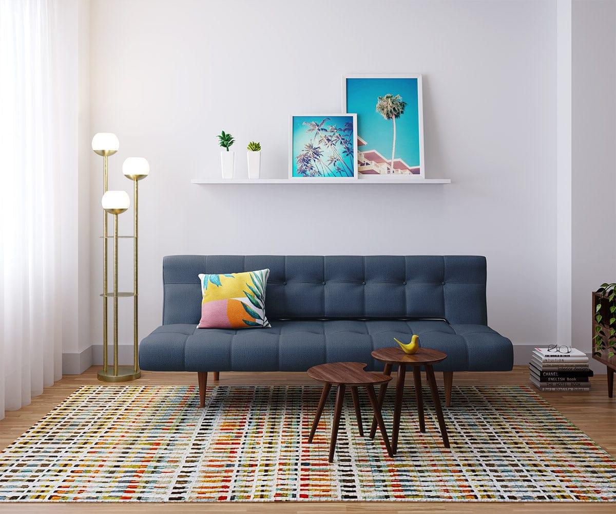 Tall Potted Green Faux Succulent