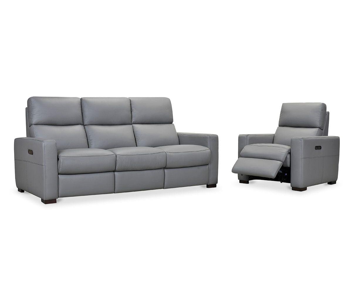 Luka Leather Power Sofa