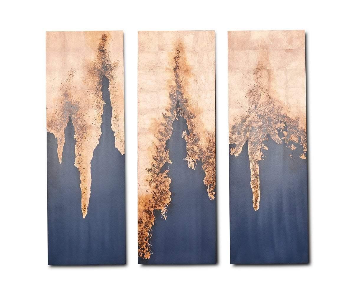Cascading Copper Wall Art