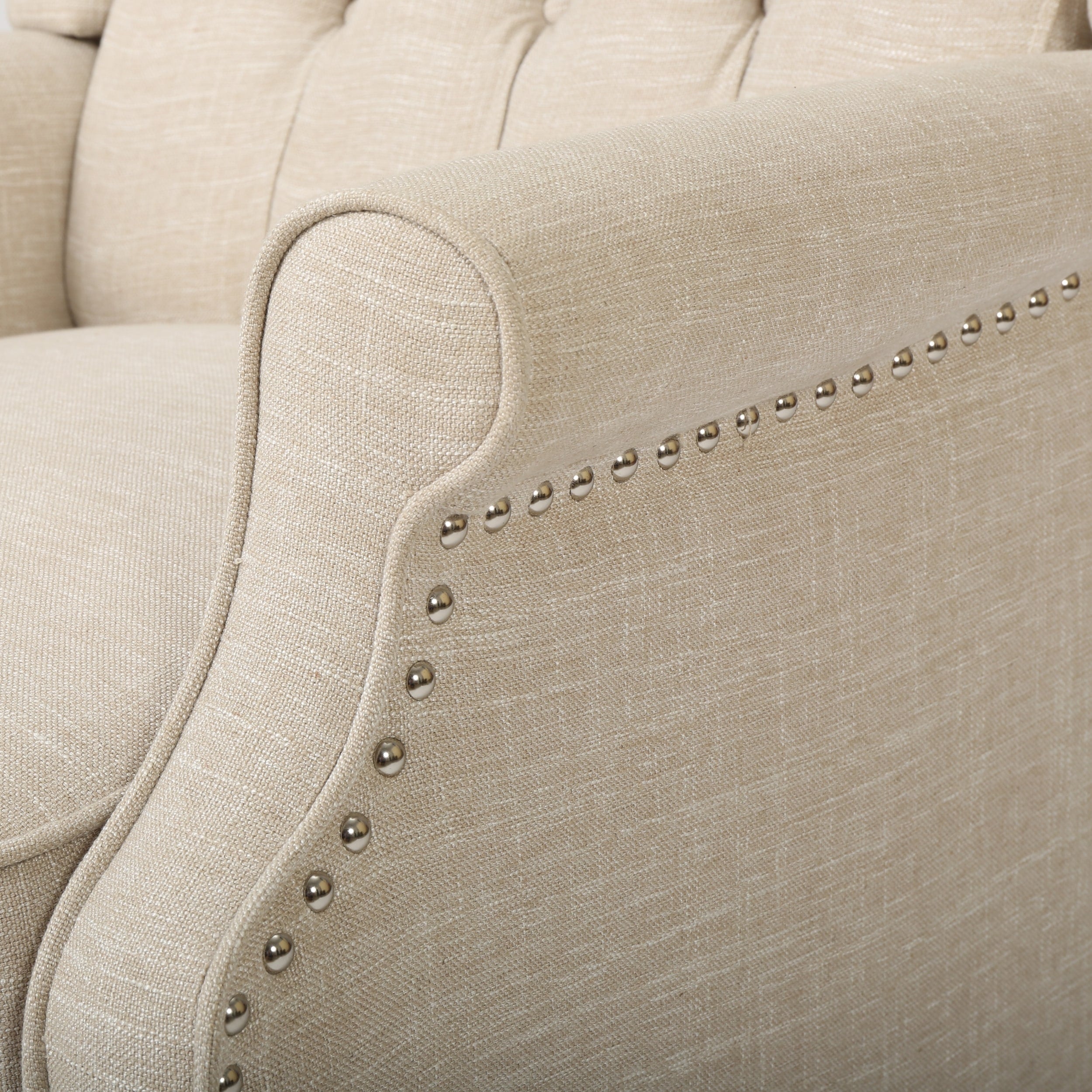 Walter Tufted Fabric Recliners (Set of 2) by Christopher Knight Home