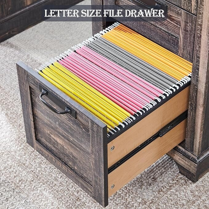 60 Farmhouse Executive Desk, Wood Home Office Desk, Computer Desk