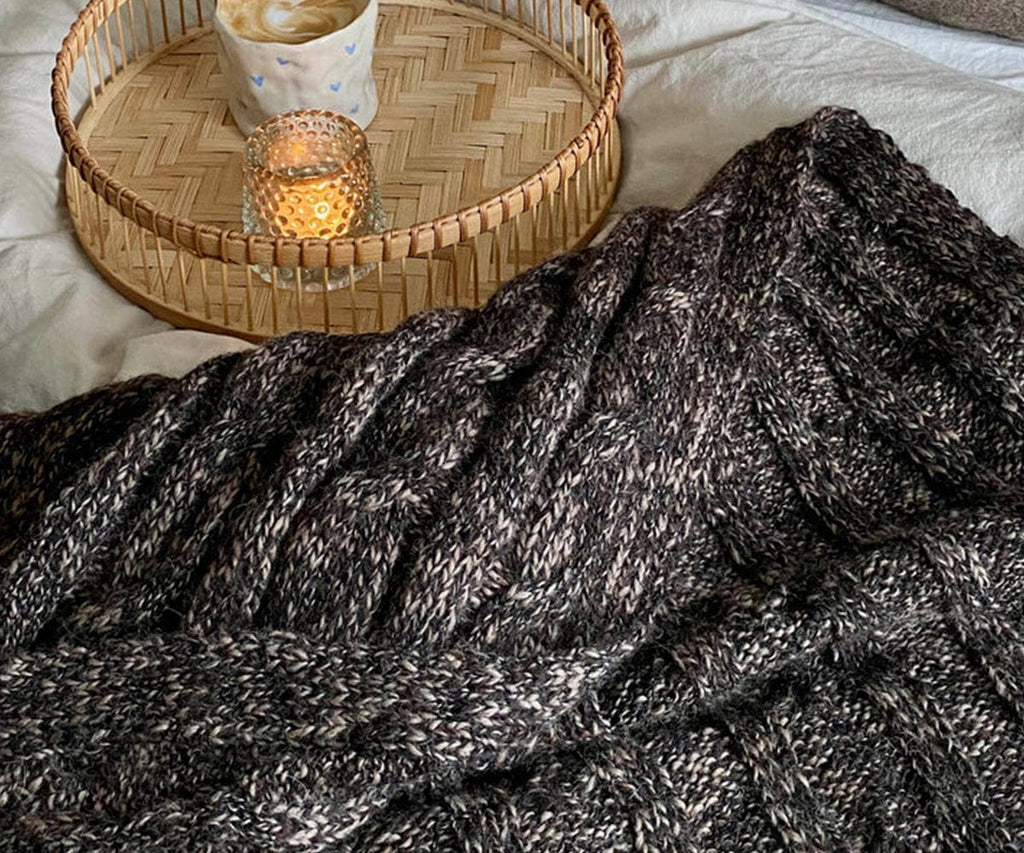 Cable Knit Throw
