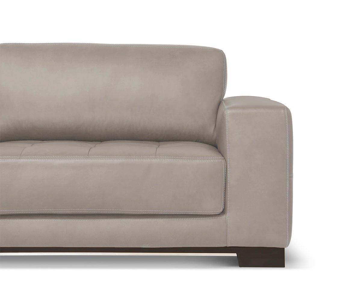 Andreas Leather Left Sectional