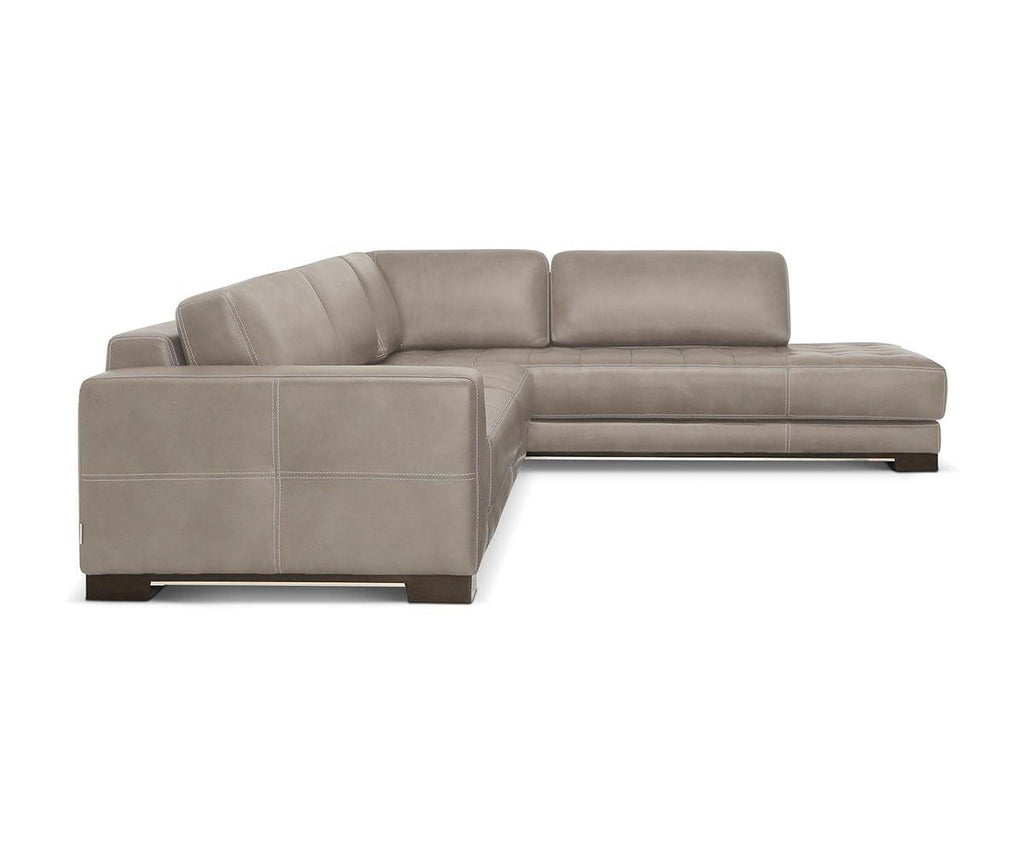 Andreas Leather Right Sectional