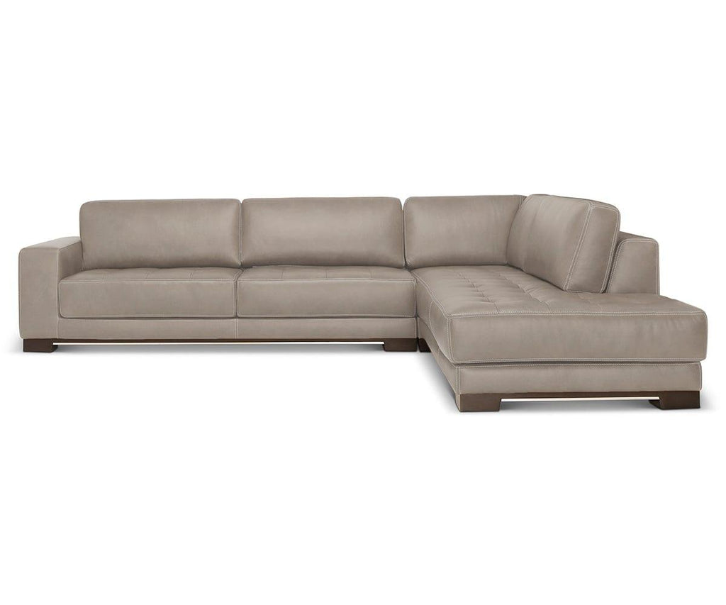 Andreas Leather Right Sectional