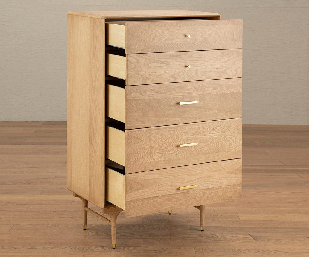 Hendrick High Chest II - White Oak