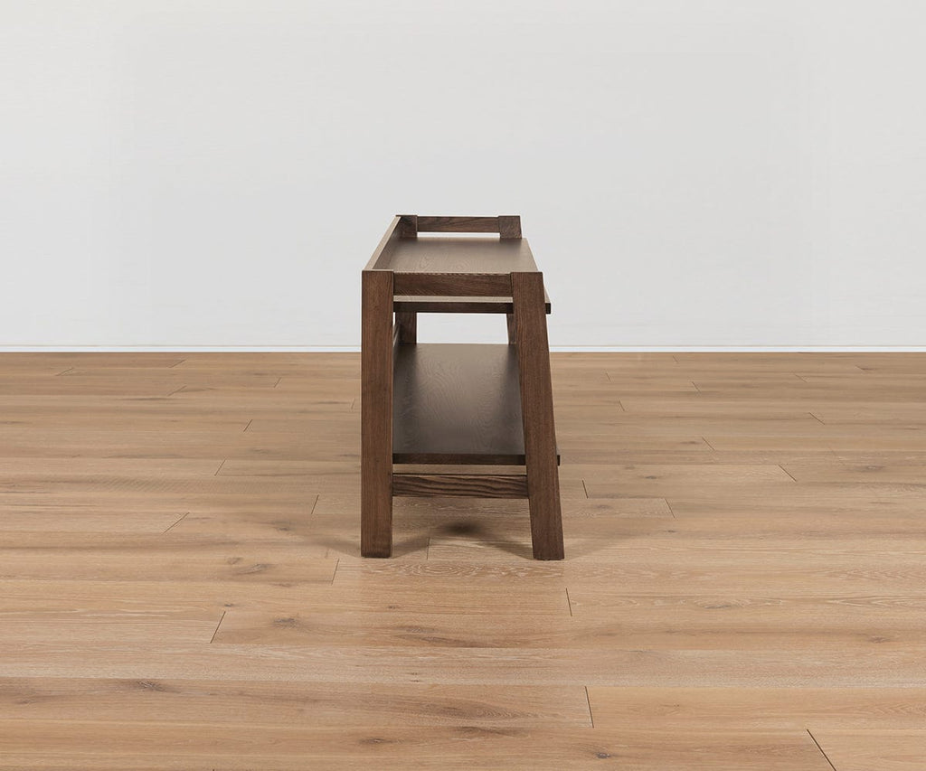 Wood Castle Myles Media Stand