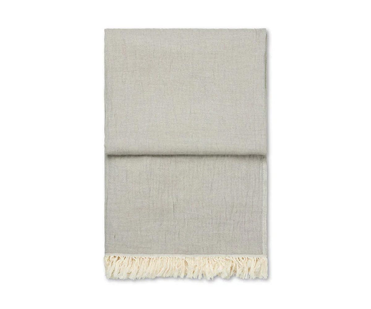 Grey Lavender Throw