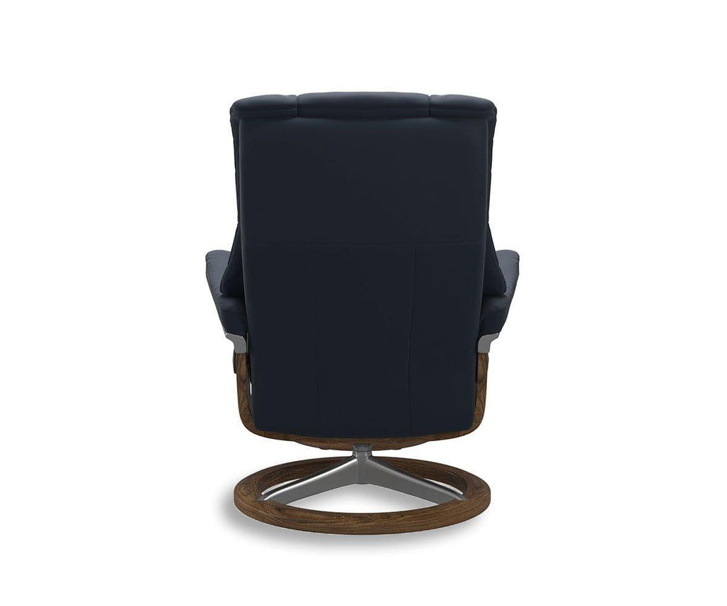Stressless® Mayfair Recliner & Ottoman with Signature Base