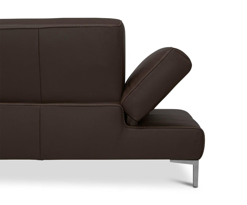 Campsis Leather Right Sectional