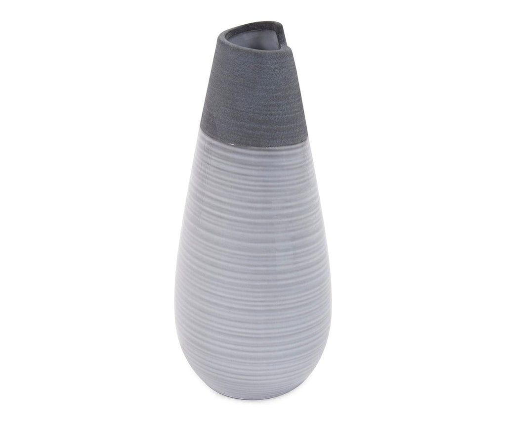 Rolled Two Tone Vase